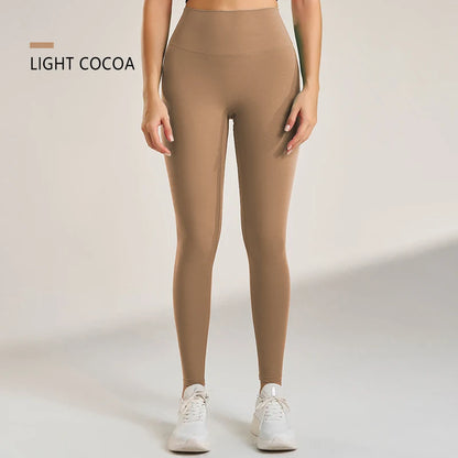 Yoga Leggings Pants Trousers Women's Quick Dry Sports Leggings High Waisted Fitness Pants Stretch Peach Butt Gym Clothing