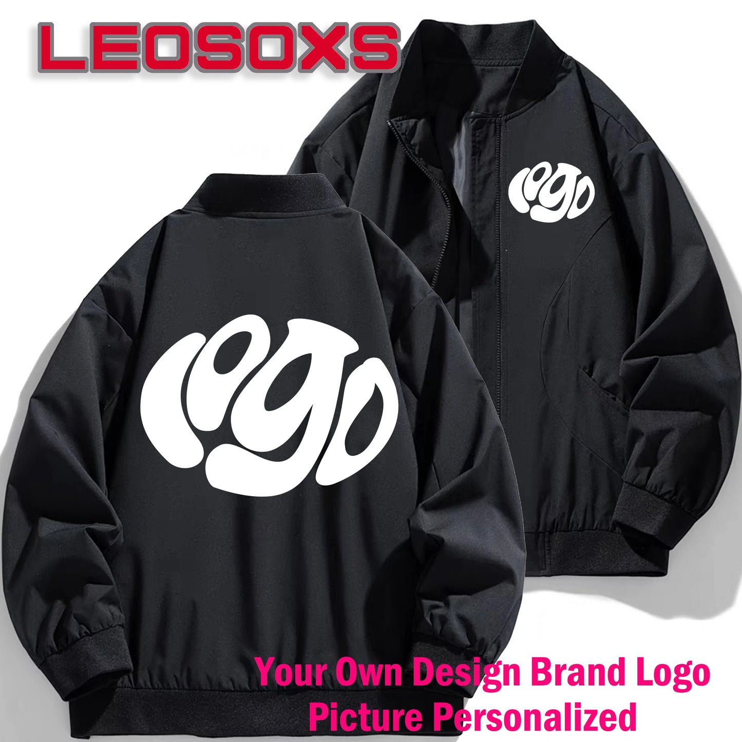 2025 autumn new men's pilot jacket fashion casual light solid color baseball uniform sportswear jacket, DIY LOGO S-4XL