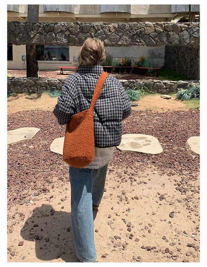 MEXZT Short Plaid Parkas Women Streetwear Stand Collar Puffer Jacket Winter Korean Down Coats Fashion Cotton Padded Outerwears