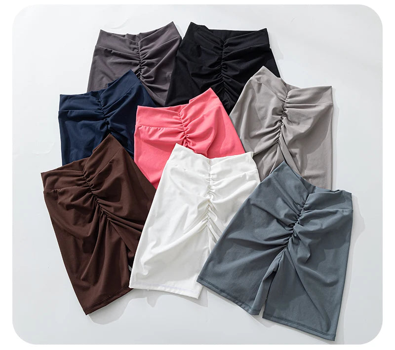 V Back Scrunch Butt Workout Shorts for Women High Waisted Lifting Booty Gym Yoga Biker Shorts Sports Leggings Clothing Hot Pants