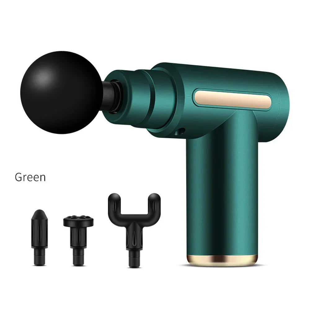 Fascia Gun Muscle Massagers Pistol Vibration Penetration Deep Tissue Massage Gun Shock Body Neck Massager Relaxation Treatment