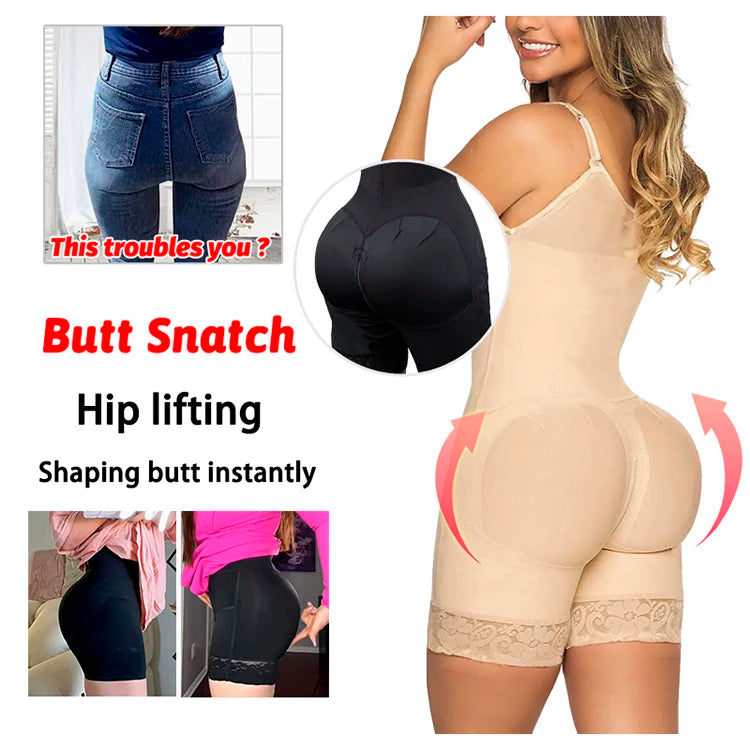 Faja Shapewear Slimming Girdle Reductive Corset Colombian Body Shaper Butt Lifter Seamless Bbl Sheath Women Compression Garments