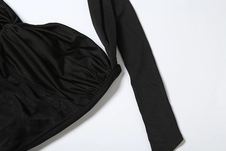 kliou Patchwork Elegant Women Maxi Dress Classic Sexy Sheer Ribbons Halter Backless Bodycon Female Trend Festival Evening Wear