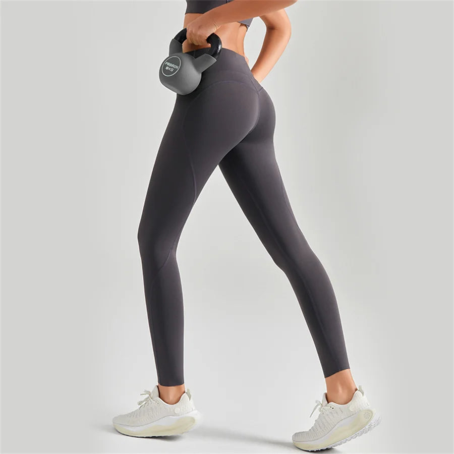 Summer Yoga Leggings For Women High Waist Breathable Quick Drying Pilates Running Jogging Fitness Girls Long Pants Gym Workout