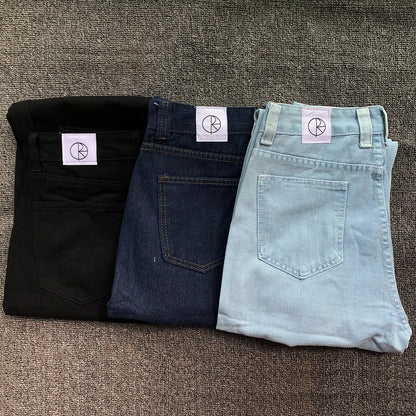 Y2K Embroidery Baggy Boy Jeans Women Streetwear Gothic Cartoon Blue Straight Jeans Retro Punk Rock High Waist Denim Trousers