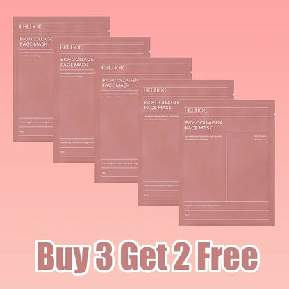 Korean Skincare Custom Bio Collagen Beauty Deep Hydrating Overnight Bio-collagen Face Skin Care Mask Sheet Facial Collagen Mask