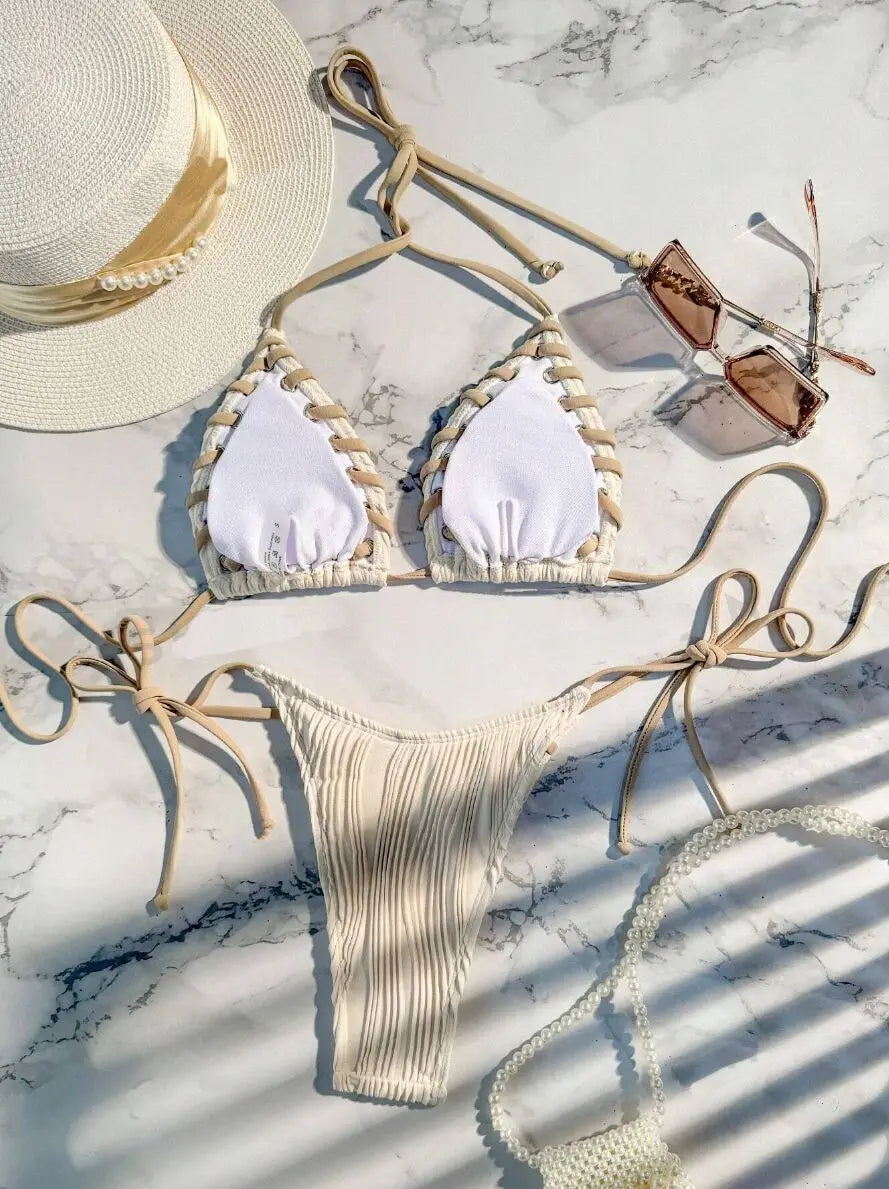 Sexy Bikinis 2026 Women's Swimwear Female Swimsuit For Swimming Wear Bathing Suits Brazilian Bikini Set Beachwear Pool Bather