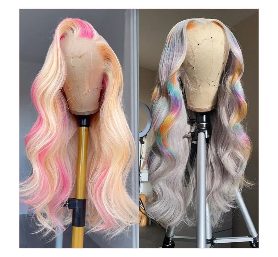 613 Hd 13x4 13x6 360 Lace Frontal Wig Lace Wig Honey Blonde Lace Front Wig Colored Human Hair Brazilian Body Wave Lace Front Wig