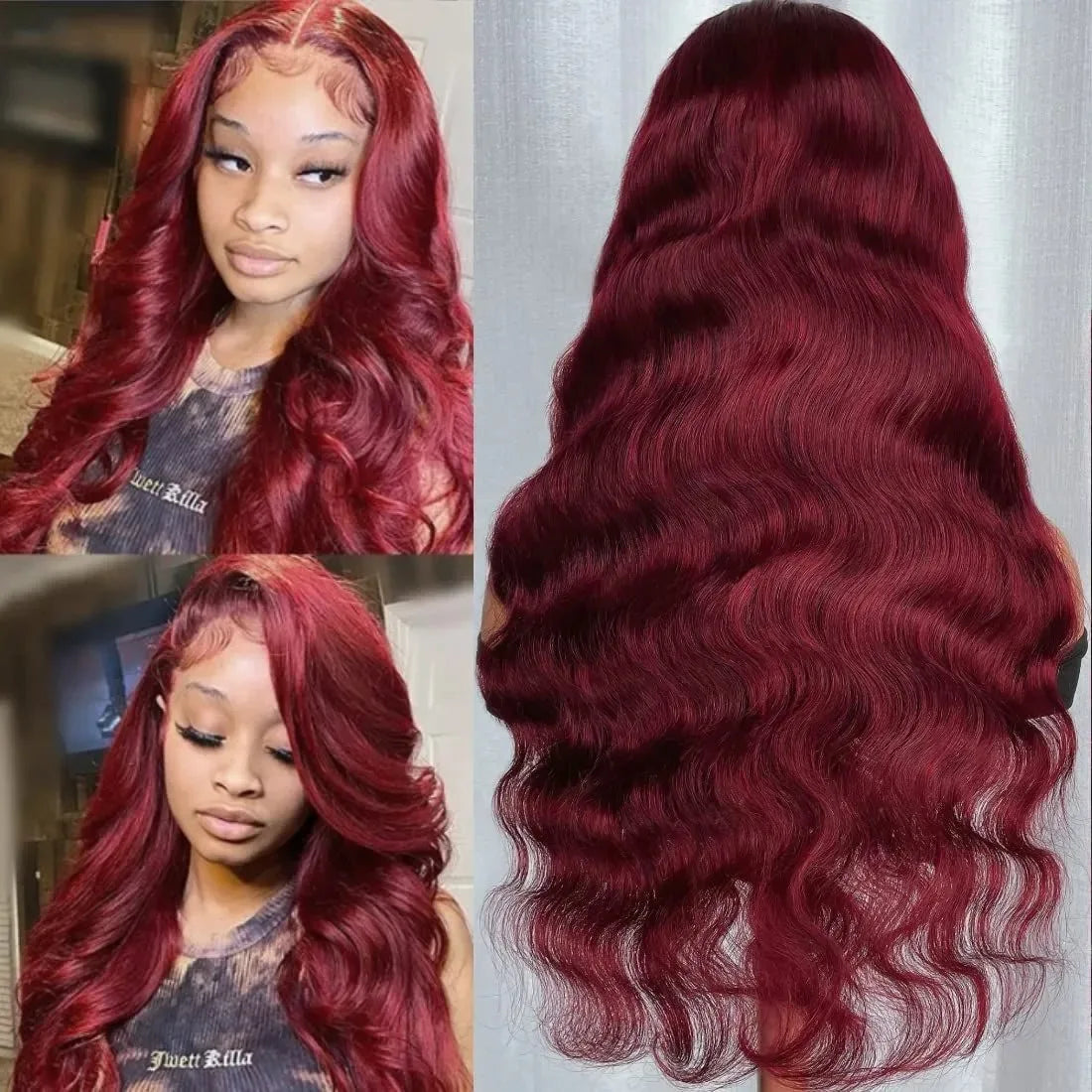 Black Body Wave Lace Front Wigs 13x4 Hd Lace Front Wig Synthetic Lace Frontal Wig 200 Density Preplucked Heat Resistant Cosplay