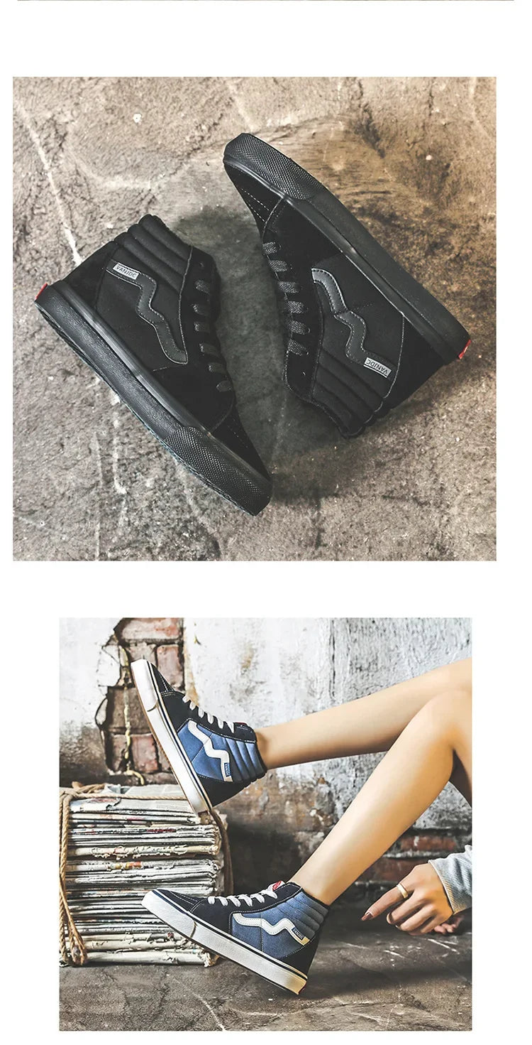 Canva Women's Casual Korean Style Flat Shoes New Arrival Winter 2023 Trendy Ins Net Red Cotton Shoes Versatile For Students