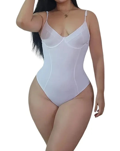 Full Body Shapers Women Corset Shaper Slimming Shapewear Lingerie One-pieces Back tied triangular Bodysuit waist trainer Girdle