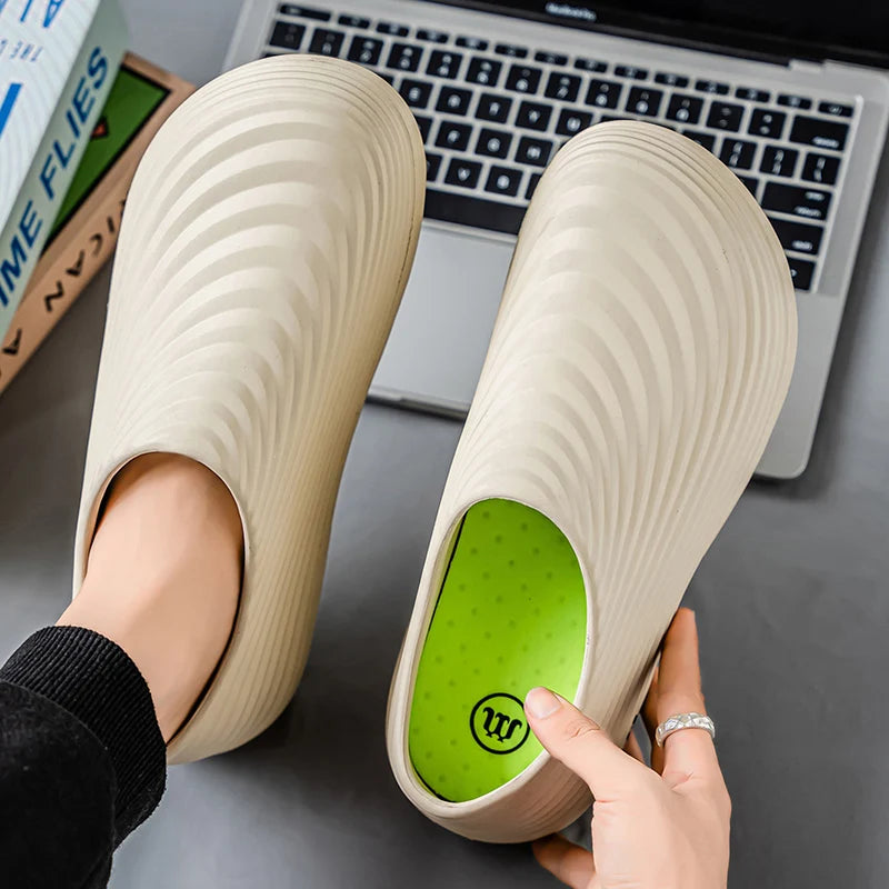 Waterproof Anti-skid Oil Proof Chef Kitchen Shoes Soft Working Footwear Without Steel Cap Clogs Garden Beach Shoes Summer