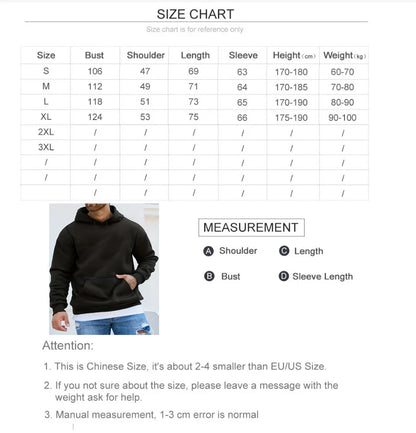 Men's autumn and winter casual fashion loose and comfortable letter print long sleeved hooded sweatshirt warm pullover