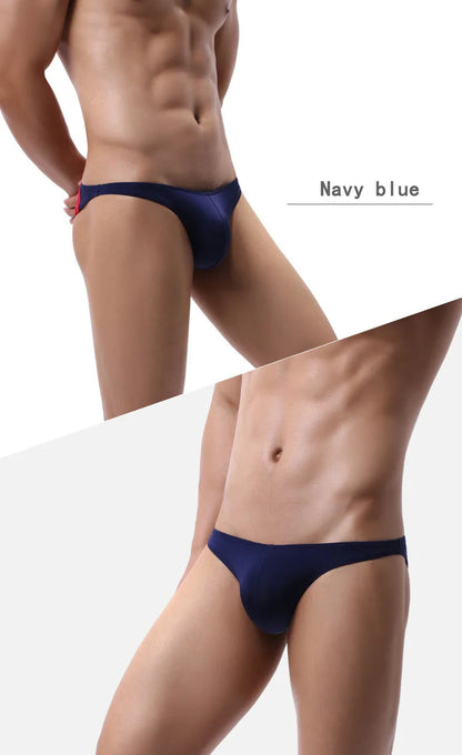 Men Swimwear Solid Swimsuit Briefs Sport Swimming Trunks U Pouch Beachwear Briefs Beach Shorts bathing suit