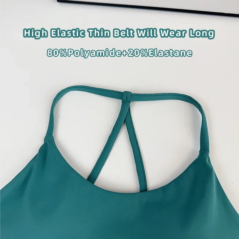 Women Fitness Sports Bra Top Sexy Beauty Back Gym Crop Tops Shockproof Fitness Quick Drying Pilates Running Yoga Tank Top