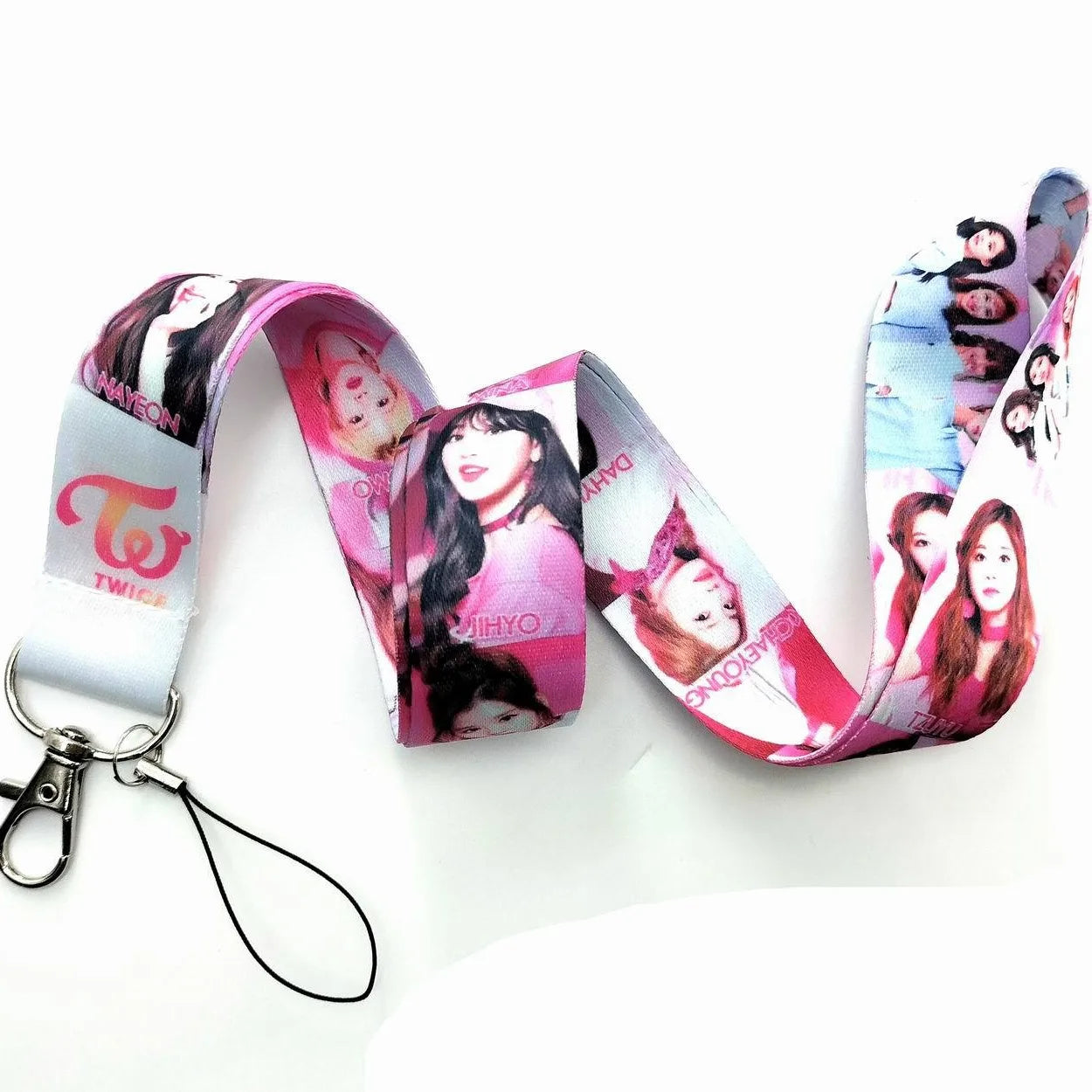 Twice Key Lanyard ID Badge Holders Animal Phone Neck Straps with Keyring Phone Accessories