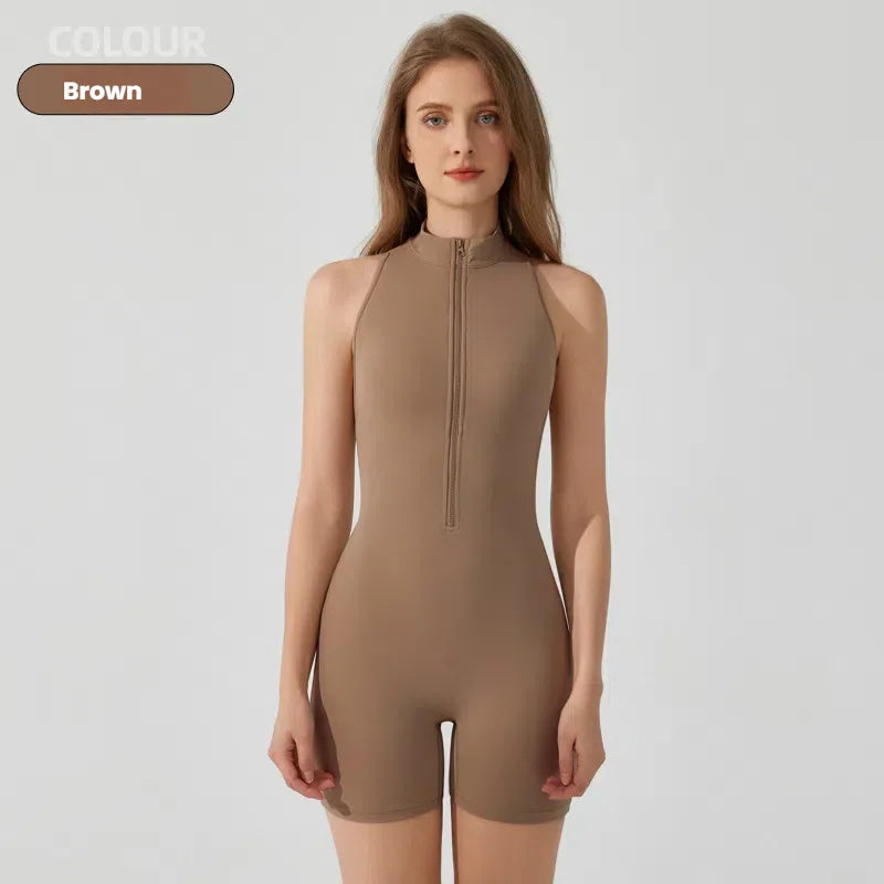 Jumpsuit woman Sexy High Back V-Cut jumpsuits for woman Yoga Peach Butt Lifting Sportswear Bodysuit Female clothing overalls