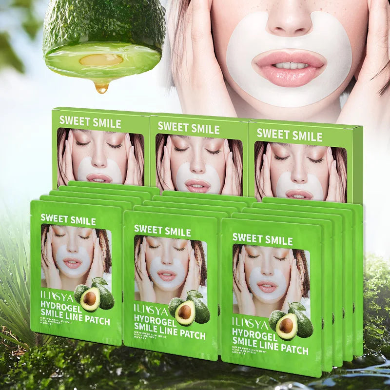 3 Boxes of Collagen Lip Smile Patch, Containing Avocado Oil And Niacinamide Ingredients, Firming And Moisturizing Lip Skin