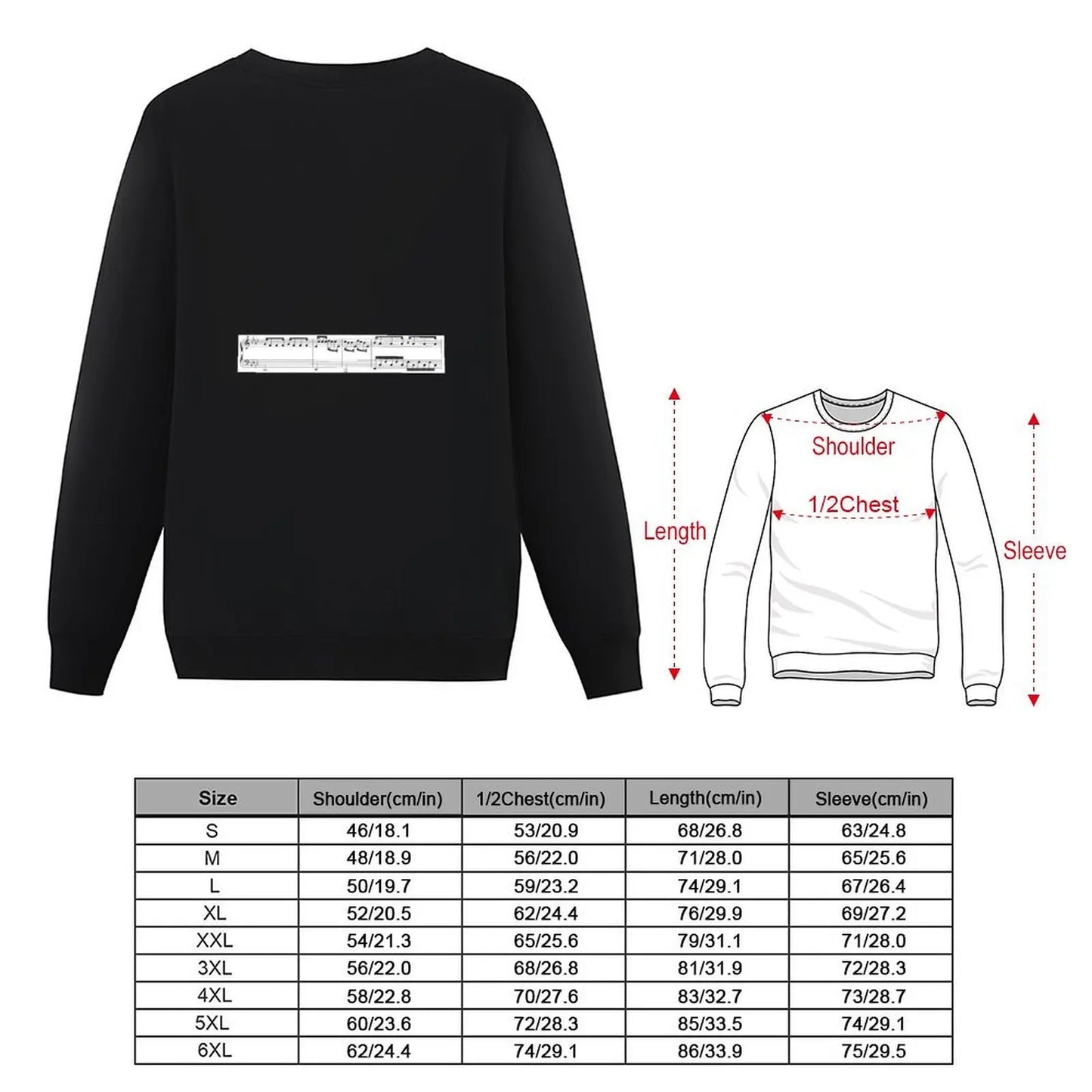 Le Nuvole Bianche music sheet - Einaudi Pullover anime clothes winter clothes tracksuit clothes for men new in sweatshirts