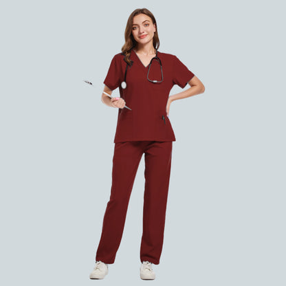 New Nurse Uniform Woman Hospital Doctor 's Medical Sweatshirt Nursing Pants Unisex Workshop Uniforms Beauty SPA Work Clothes