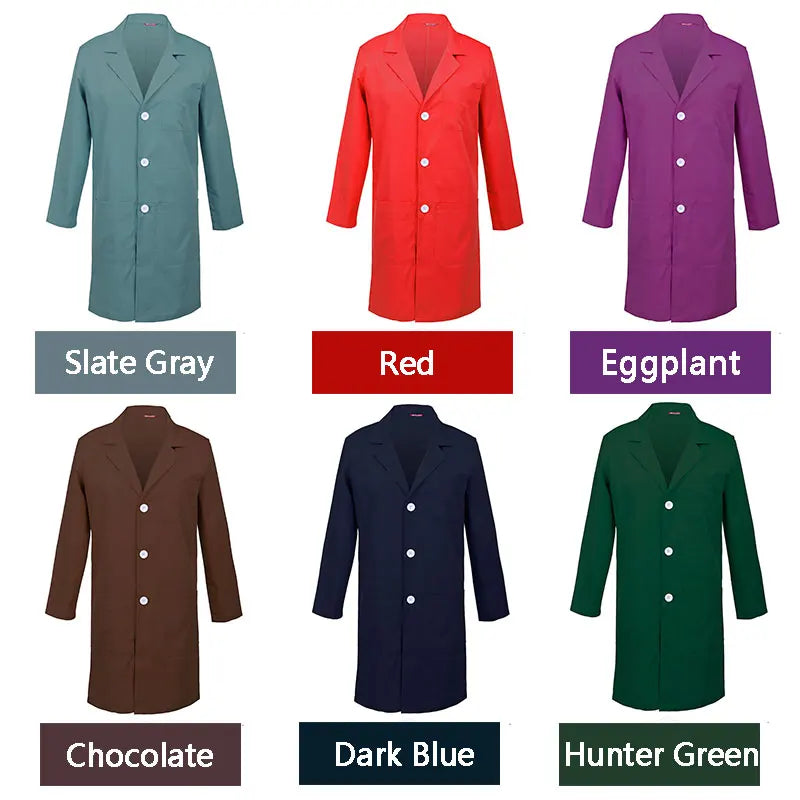 Men's Lab Coat Laboratory Workwear