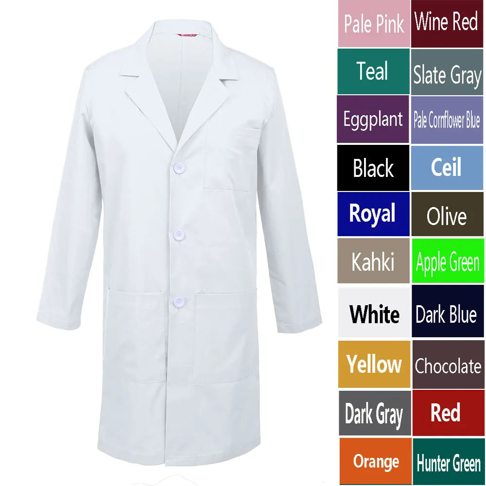Men's Lab Coat Laboratory Workwear