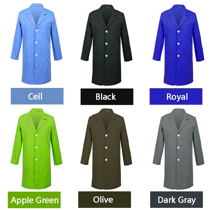 Men's Lab Coat Laboratory Workwear