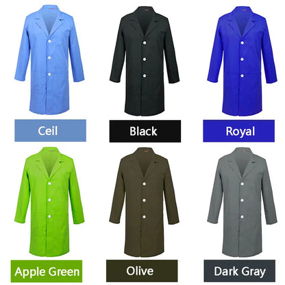 Men's Lab Coat Laboratory Workwear