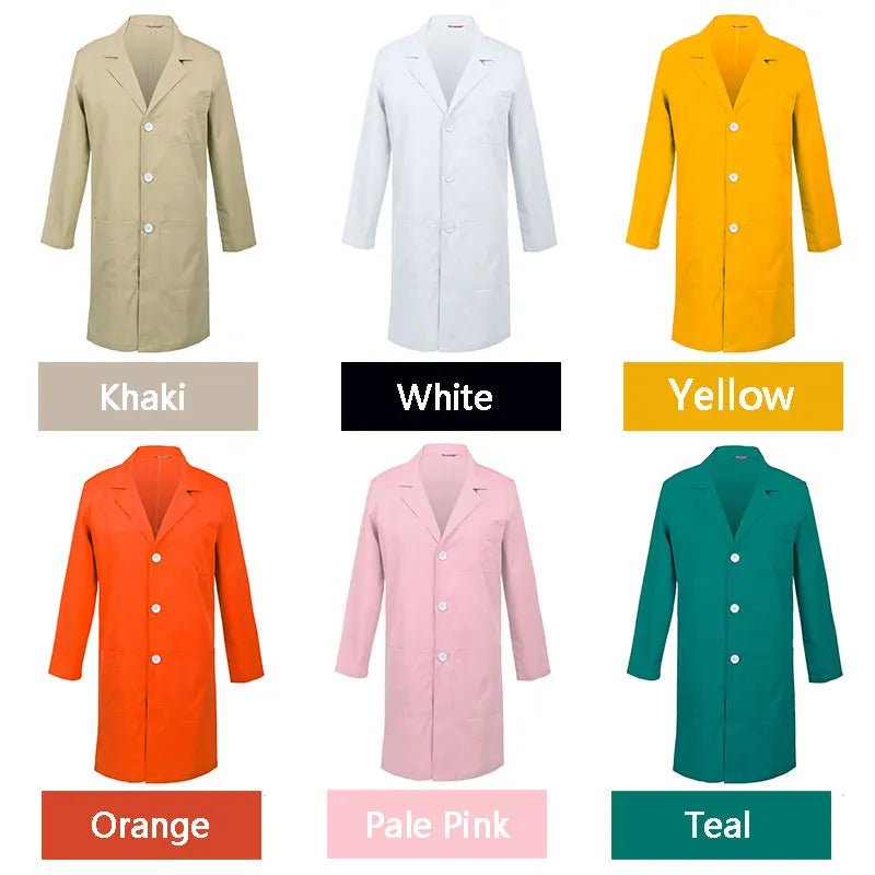 Men's Lab Coat Laboratory Workwear