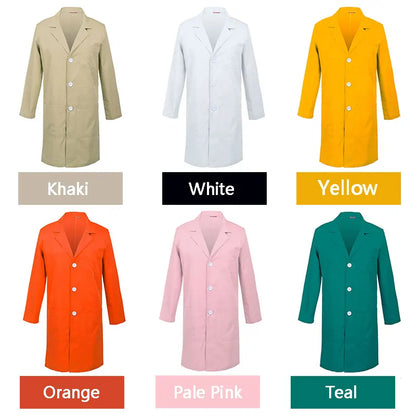 Men's Lab Coat Laboratory Workwear