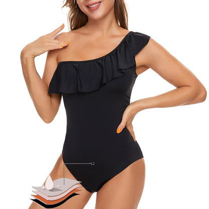 Period Swimsuits One-piece Swimwear Fast Absorption 4-Layer Leak Proof Menstrual Beachwear Period Panties Women's Underwear