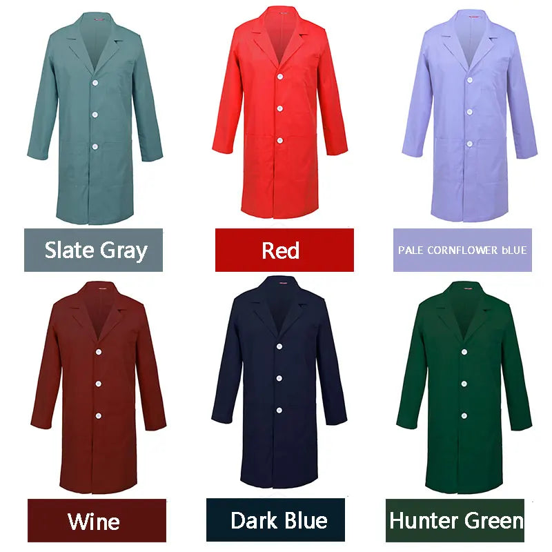 Men's Lab Coat Laboratory Workwear