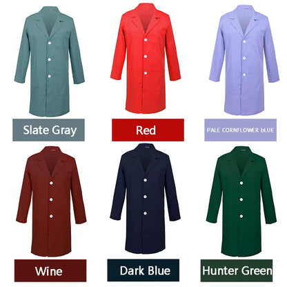 Men's Lab Coat Laboratory Workwear