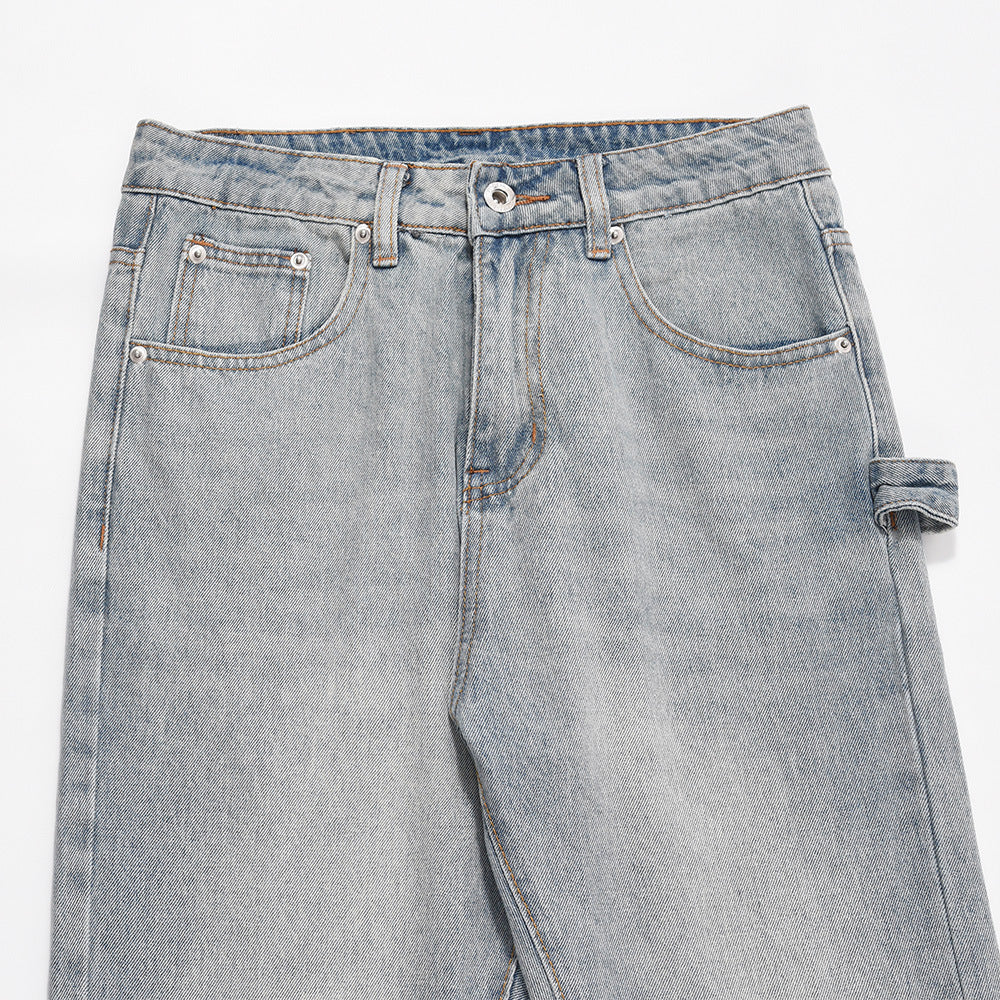 Fashion Personality American Straight Jeans Men