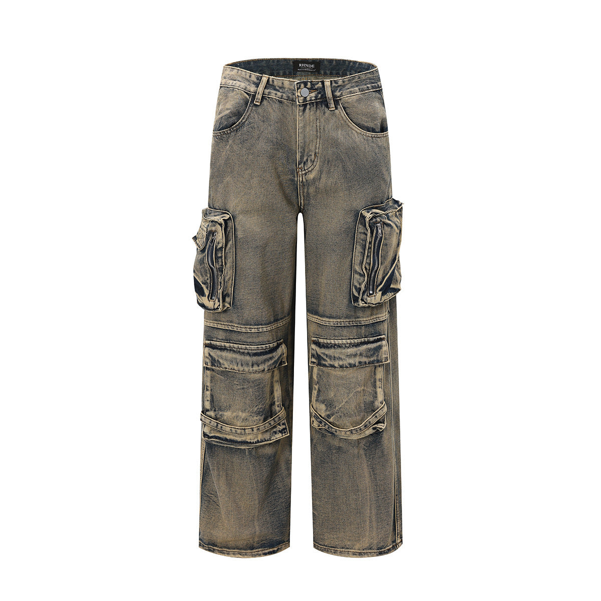 Men's Multi-pocket Loose Wide-leg Pants