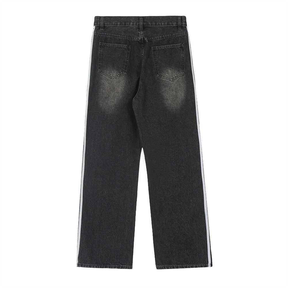Fashion Ripped Cool Straight Jeans Men