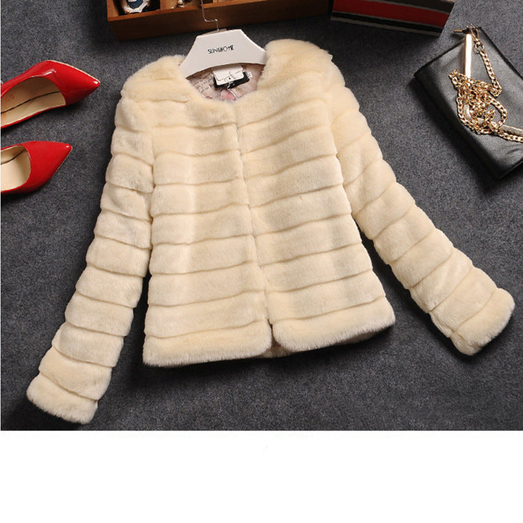 Rabbit Fur Short Fur All-matching Top