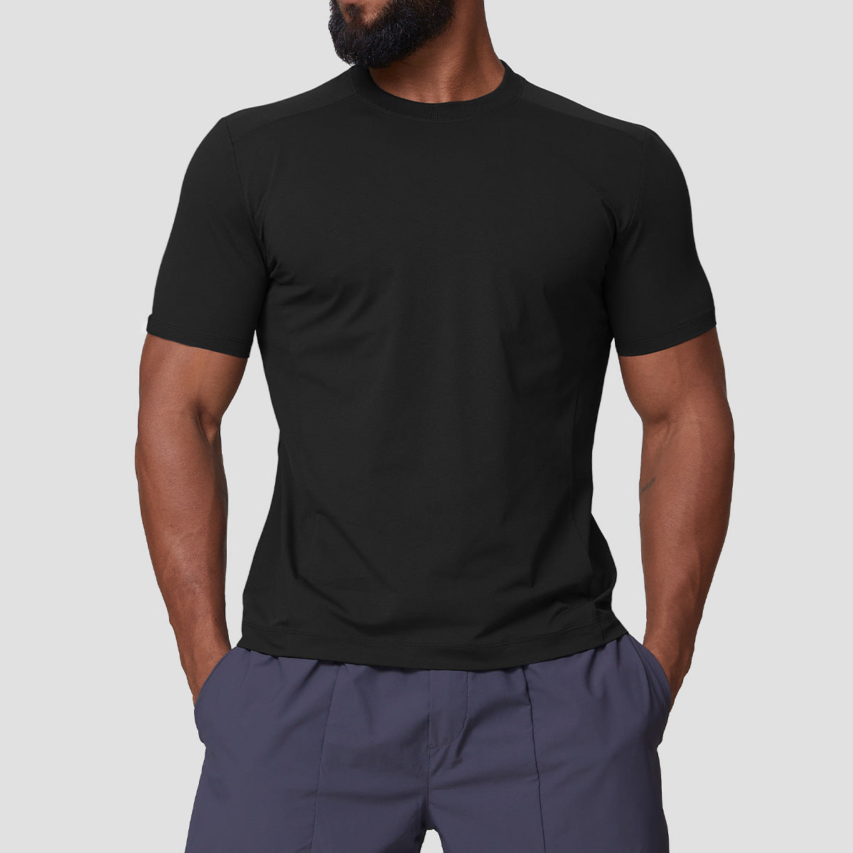 Men Sun-proof 7A Antibacterial Cool Quick-drying Top