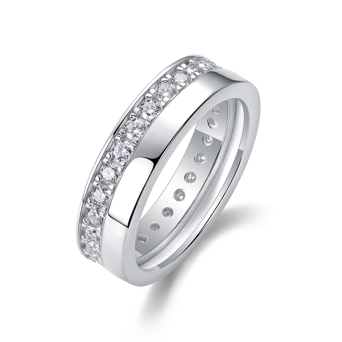 Galaxy Diamond Ring Wedding Ring Luxury Fashion Moissanite Silver Ring