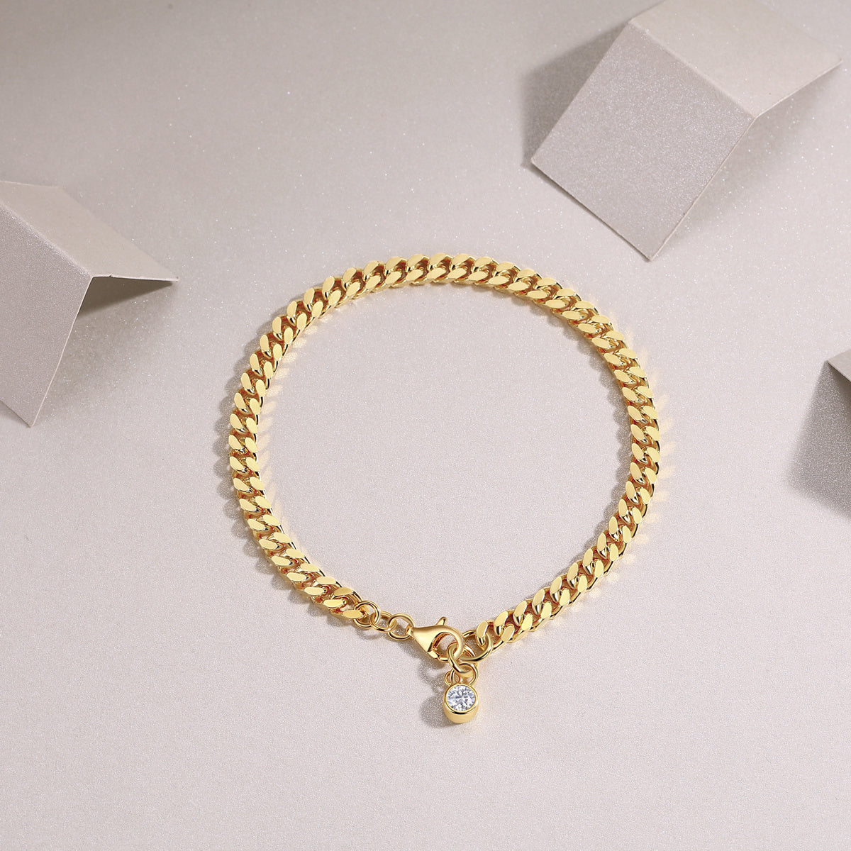 Luxury Fashion Mossan Diamond S925 Silver Bracelet Comparable To Natural Diamonds