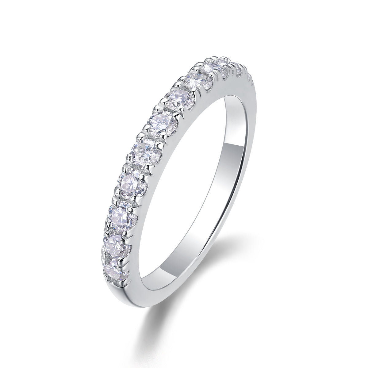 Parallel World Diamond Ring Luxury Fashion Set Moissanite Silver Ring