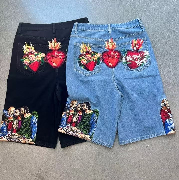 Jesus Printed Back Pocket Men