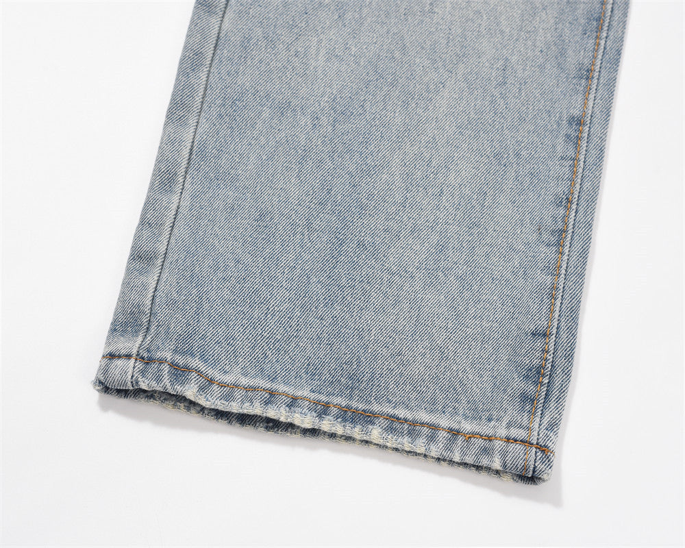 Fashion Personality American Straight Jeans Men