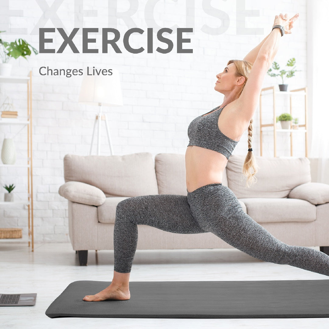 Only Supports Self Pickup-Yoga Mat, One Inch Thickened High-density Practice Mat, Tear-resistant Practice Yoga Mat With Straps, Suitable For All Kinds Of Yoga Practice