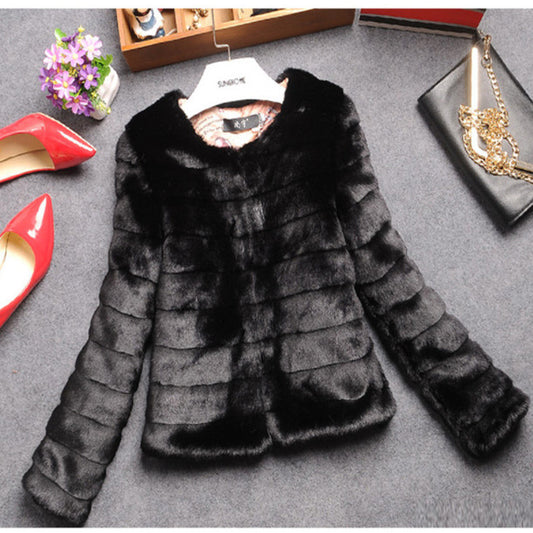 Rabbit Fur Short Fur All-matching Top