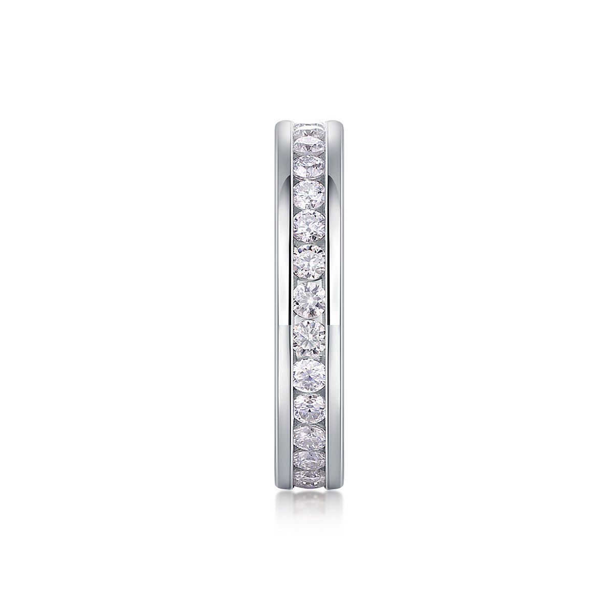 Diamond Ring Luxury Fashion Set Moissanite Silver Ring