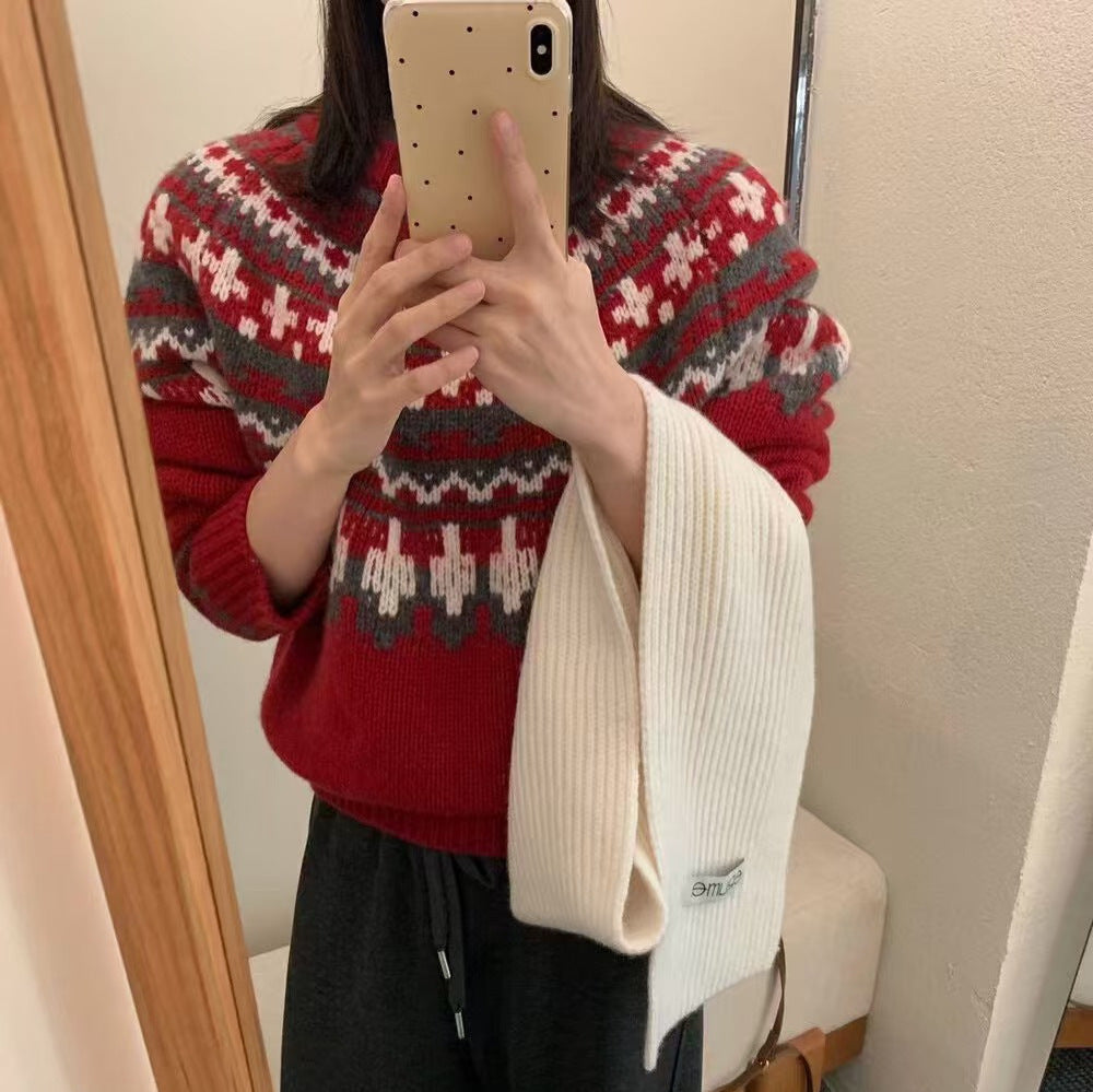 Women's Korean Fairland Warm And Loose Lazy Sweater