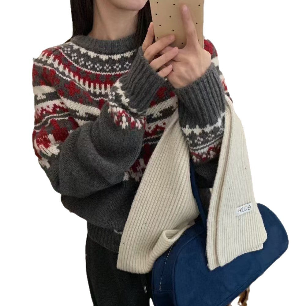 Women's Korean Fairland Warm And Loose Lazy Sweater