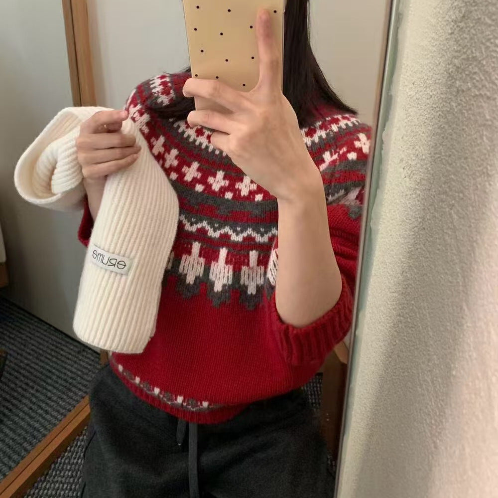 Women's Korean Fairland Warm And Loose Lazy Sweater
