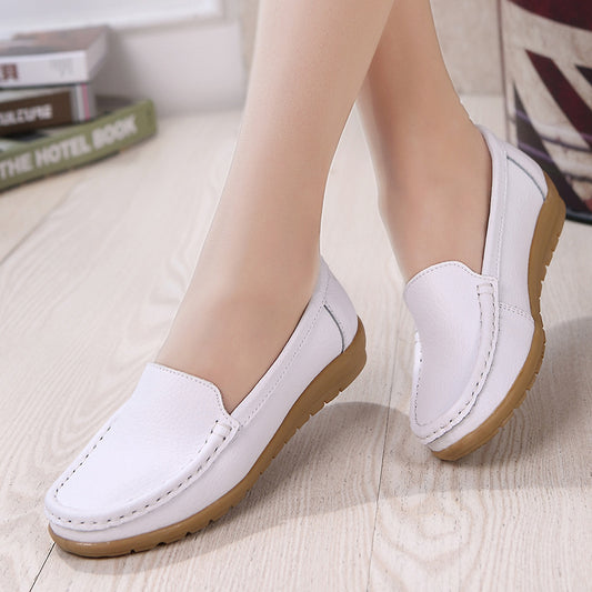 Flat Mother Shoes Nurse Shoes White Non-slip Maternity Shoes